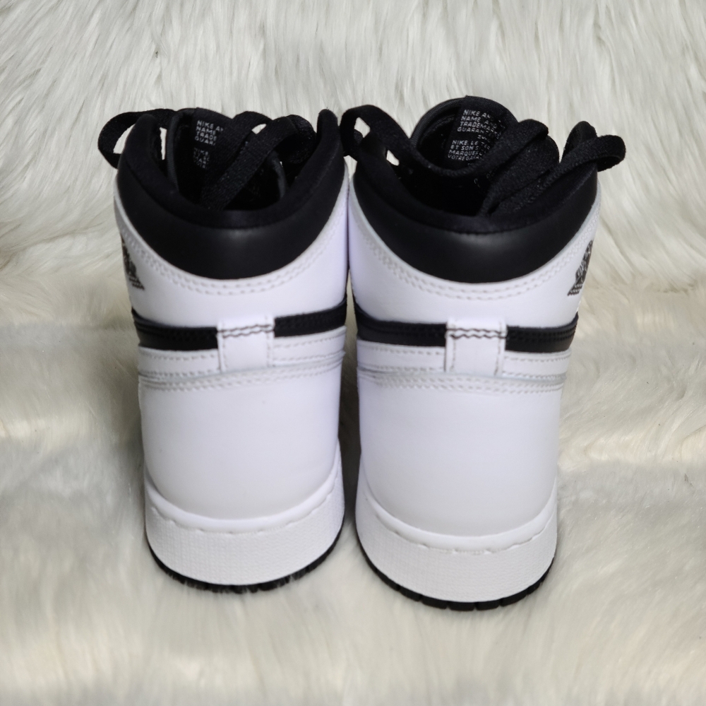 Nike Air Jordan 1 Retro High OG Black White 2.0 Women 8.5 / Youth 7 NEW - Picture 3 of 7